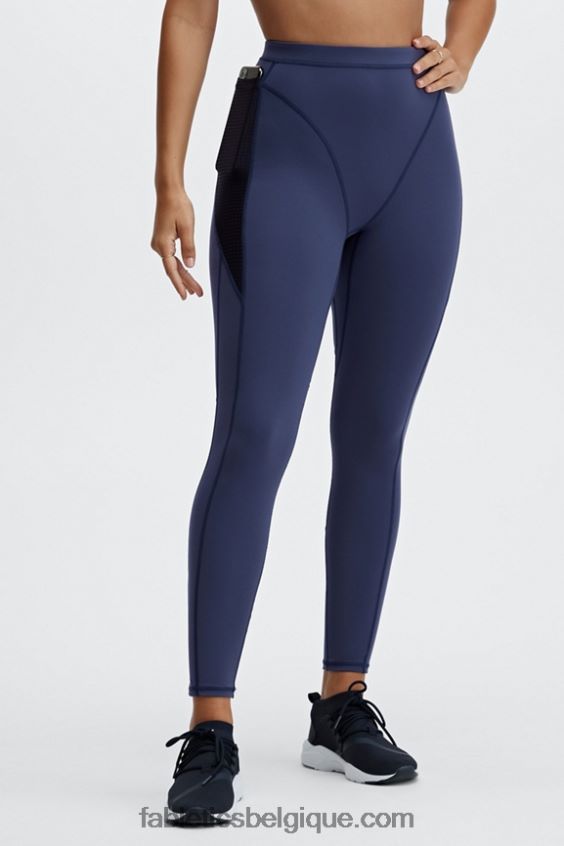 mouvement taille haute365 spin 7/8 femmes Fabletics 404P0T1229 mer la plus profonde/noir