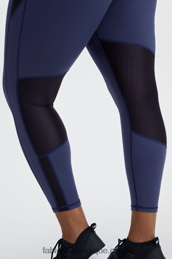 mouvement taille haute365 spin 7/8 femmes Fabletics 404P0T1230 mer la plus profonde/noir