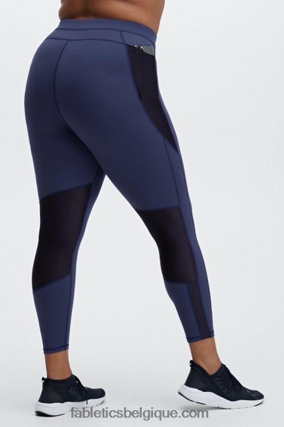 mouvement taille haute365 spin 7/8 femmes Fabletics 404P0T1230 mer la plus profonde/noir