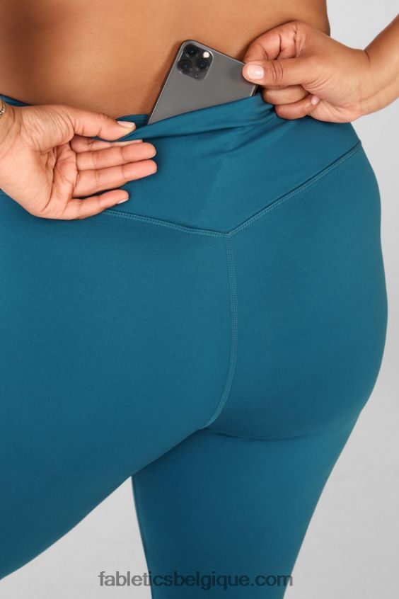 n\'importe où motion365 capri taille haute femmes Fabletics 404P0T1285 sarcelle de minuit