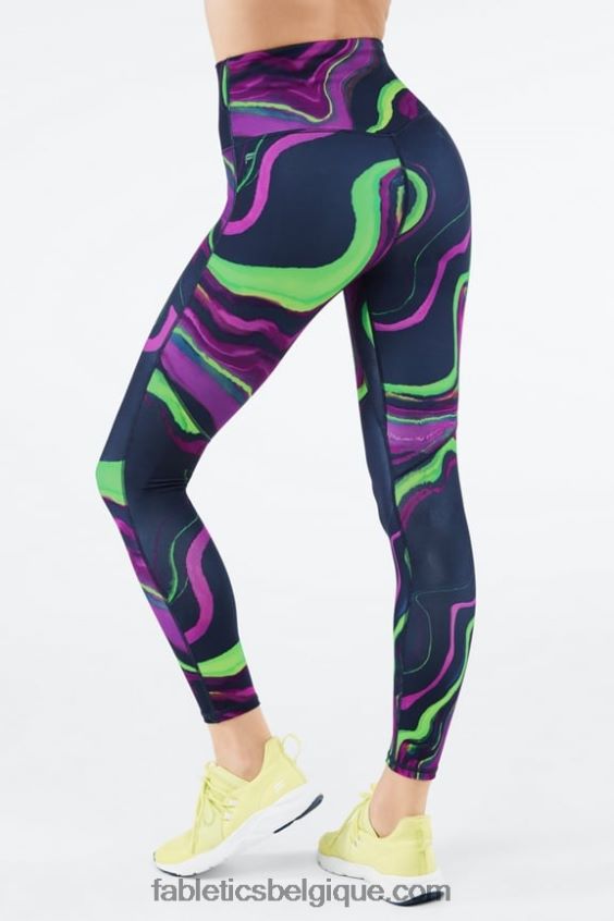 n'importe où motion365 legging 7/8 taille ultra haute femmes Fabletics 404P0T1212 vague de brume