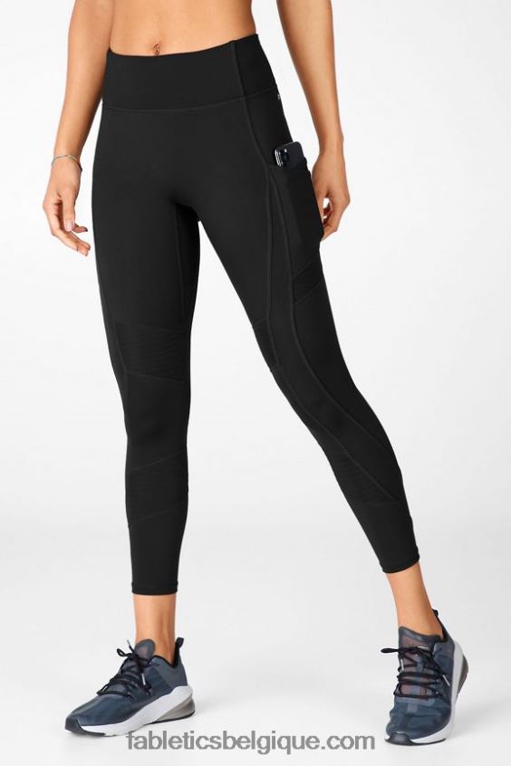 n\'importe où motion365 legging moto taille haute 7/8 femmes Fabletics 404P0T1231 noir
