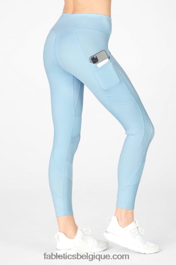 n'importe où motion365 legging moto taille haute 7/8 femmes Fabletics 404P0T1234 bleu vintage