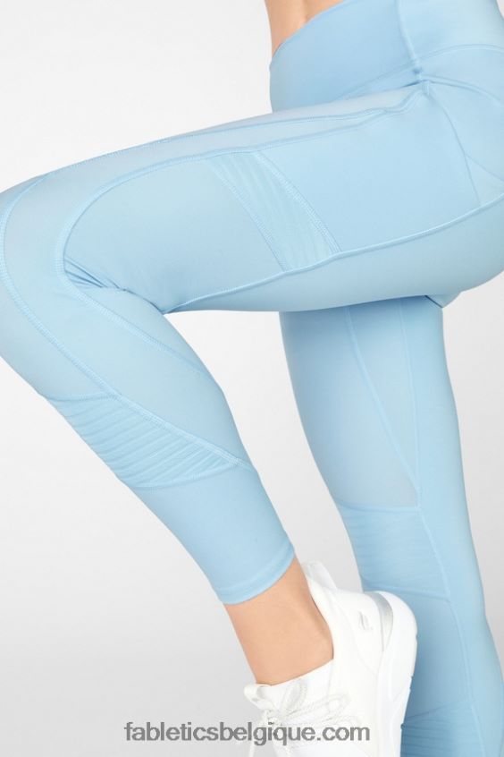 n\'importe où motion365 legging moto taille haute 7/8 femmes Fabletics 404P0T1234 bleu vintage