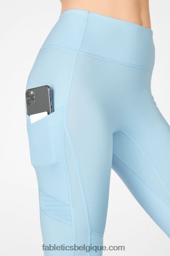 n\'importe où motion365 legging moto taille haute 7/8 femmes Fabletics 404P0T1234 bleu vintage
