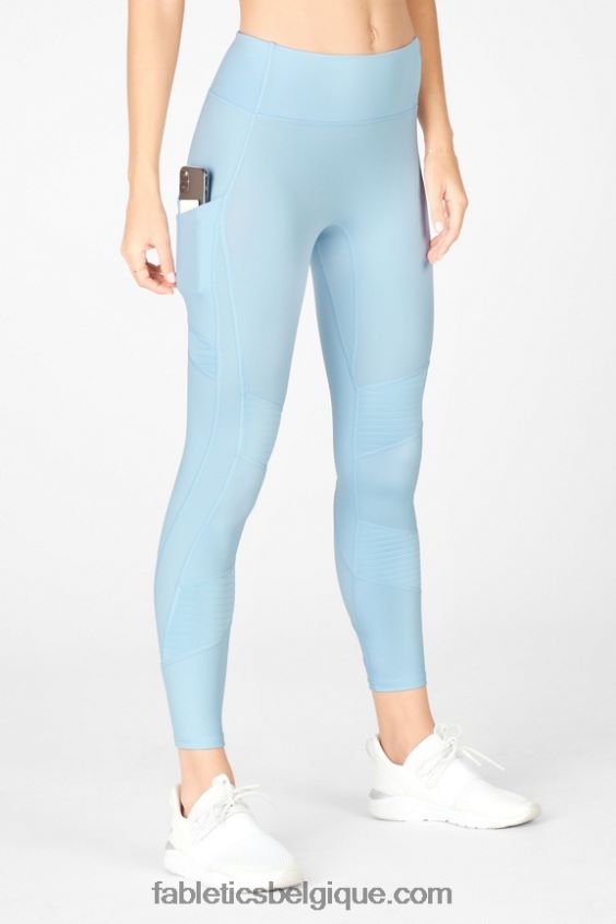 n\'importe où motion365 legging moto taille haute 7/8 femmes Fabletics 404P0T1234 bleu vintage