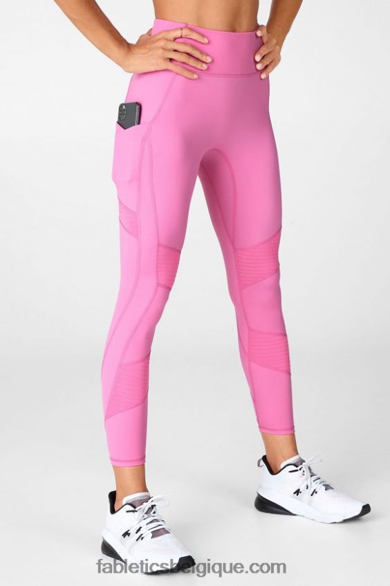 n\'importe où motion365 legging moto taille haute 7/8 femmes Fabletics 404P0T1237 surf rose