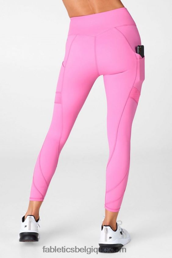 n\'importe où motion365 legging moto taille haute 7/8 femmes Fabletics 404P0T1237 surf rose