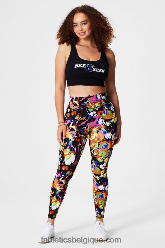 n\'importe où motion365+ legging taille haute femmes Fabletics 404P0T937 kaléidoscopique noir