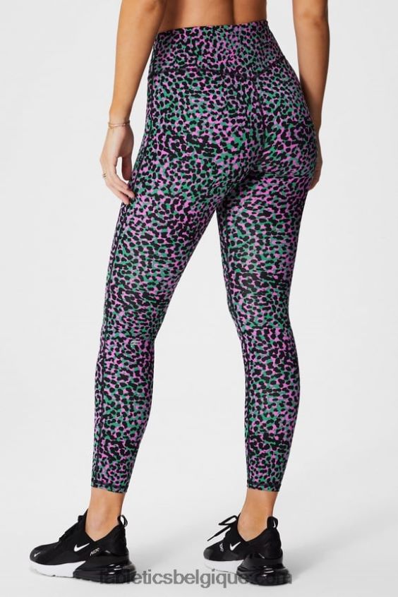 n'importe où motion365+ legging taille haute femmes Fabletics 404P0T938 spots de safari vert herbe