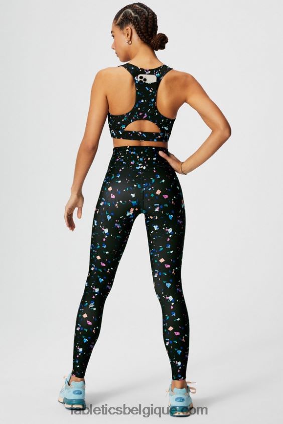 n\'importe où motion365+ legging taille haute femmes Fabletics 404P0T944 terrazzo noir
