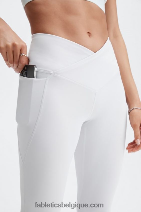 oasis pureluxe hw crossover 7/8 legging femmes Fabletics 404P0T933 gris doux