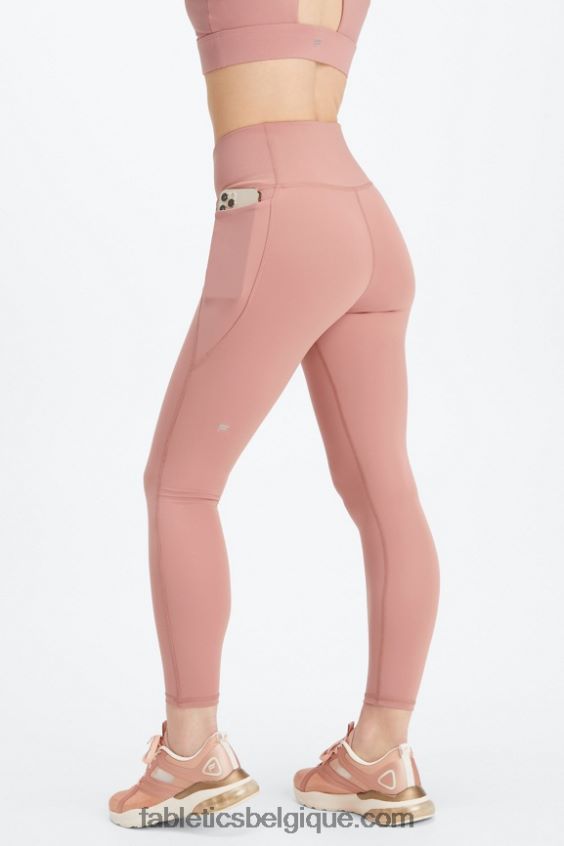 oasis pureluxe hw crossover 7/8 legging femmes Fabletics 404P0T934 canyon rose