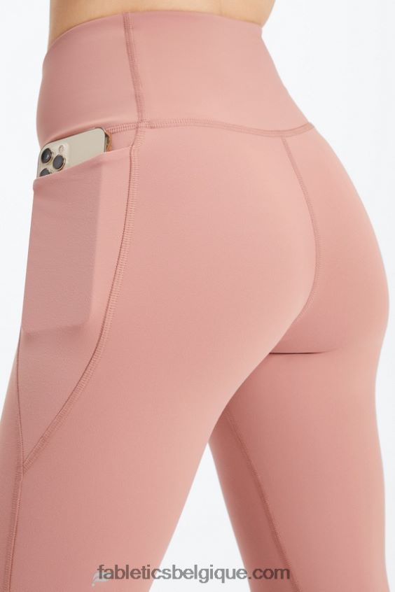 oasis pureluxe hw crossover 7/8 legging femmes Fabletics 404P0T934 canyon rose