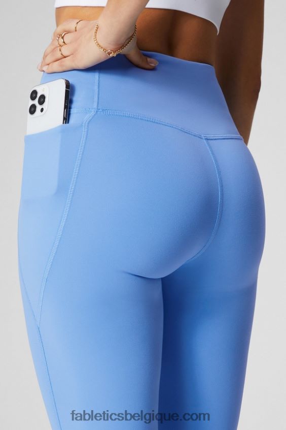 oasis pureluxe hw crossover 7/8 legging femmes Fabletics 404P0T947 surf bleu
