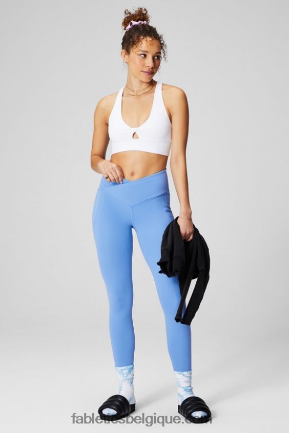 oasis pureluxe hw crossover 7/8 legging femmes Fabletics 404P0T947 surf bleu
