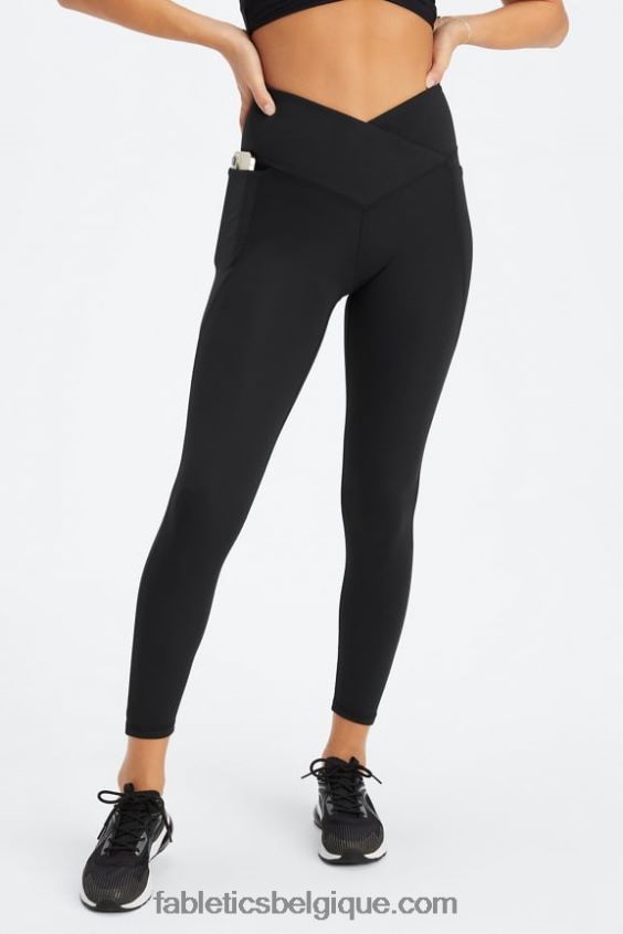 oasis pureluxe hw crossover 7/8 legging femmes Fabletics 404P0T948 noir