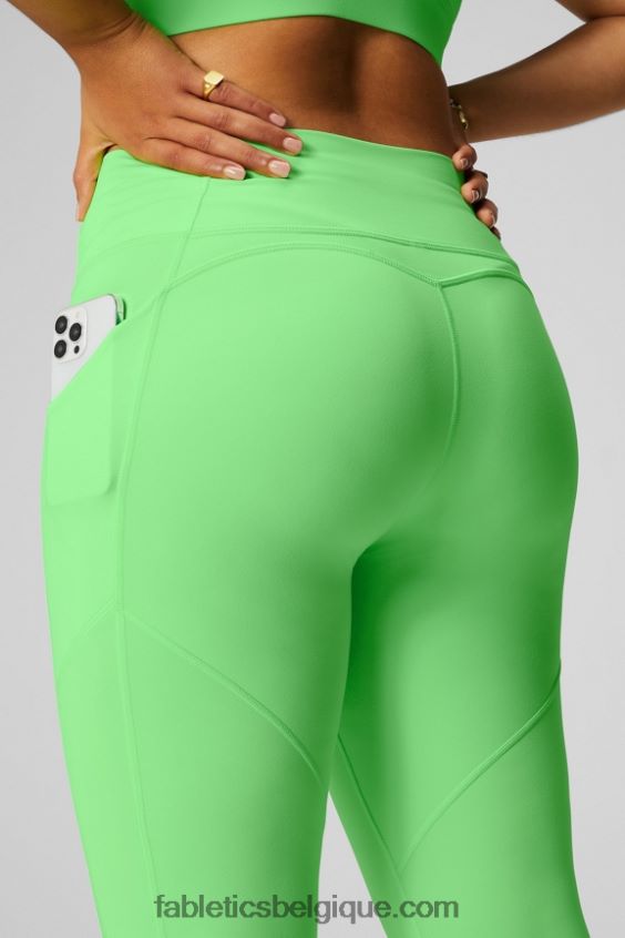 oasis pureluxe legging taille haute 68 femmes Fabletics 404P0T902 néon à la menthe