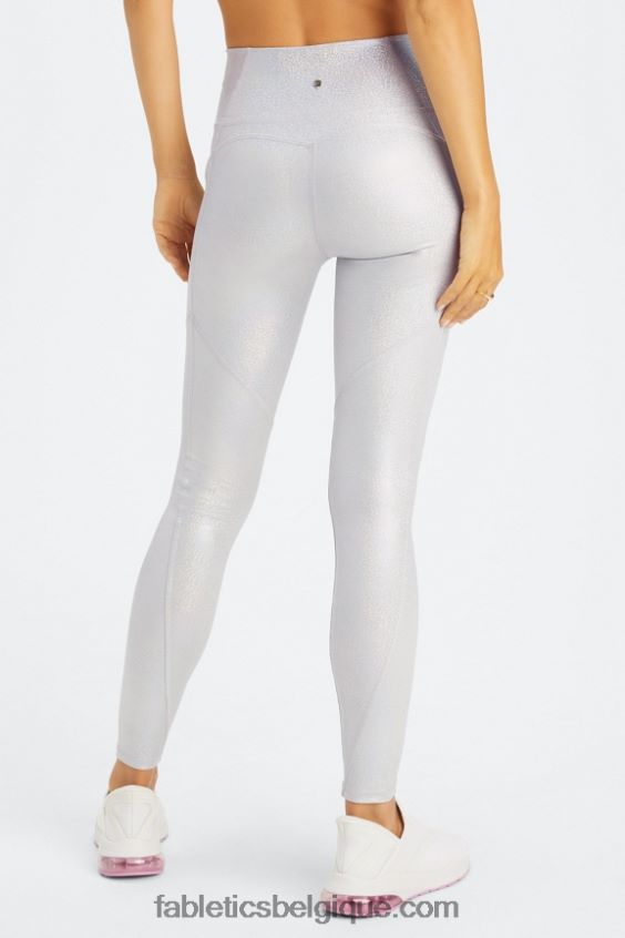 oasis pureluxe legging taille haute 68 femmes Fabletics 404P0T904 hologramme de paillettes