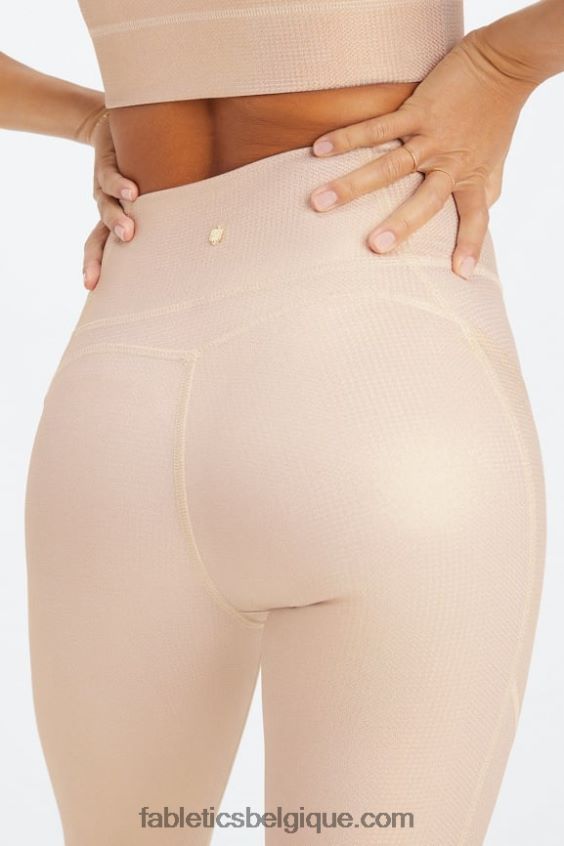 oasis pureluxe legging taille haute 69 femmes Fabletics 404P0T907 hologramme d\'or