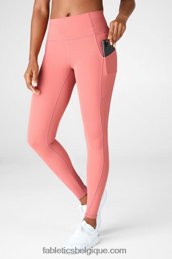 oasis pureluxe legging taille haute 72 femmes Fabletics 404P0T922 cèdre poussiéreux