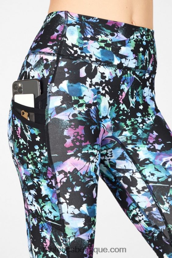 poche taille haute trinity 7/8 femmes Fabletics 404P0T1307 graffiti floral