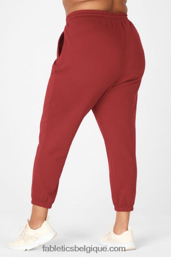 a dessiné un pantalon de survêtement femmes Fabletics 404P0T220 pop rose/joues roses/baie brumeuse