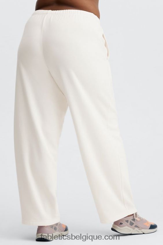 go-to pantalon de survêtement à jambe large femmes Fabletics 404P0T113 bouleau/vraie sarcelle/éclat d\'orange