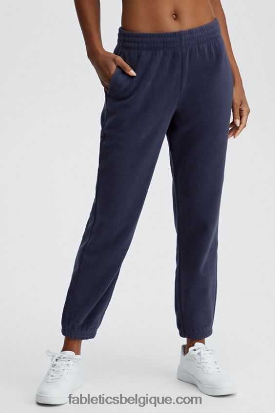 go-to pantalon de survêtement polaire femmes Fabletics 404P0T183 sorbet/coquillage
