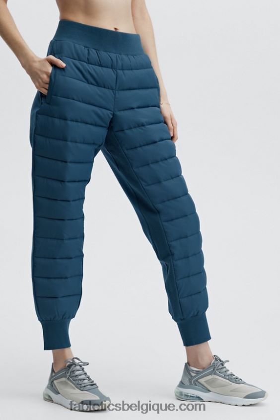 jogger bouffant en tremble femmes Fabletics 404P0T161 gris menthe/oliveraie