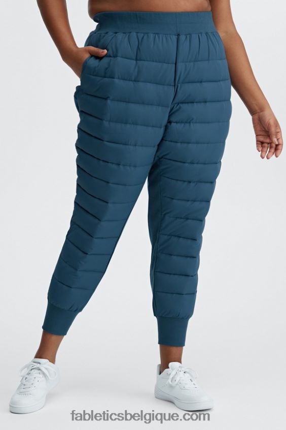 jogger bouffant en tremble femmes Fabletics 404P0T162 cerise classique/blanc classique