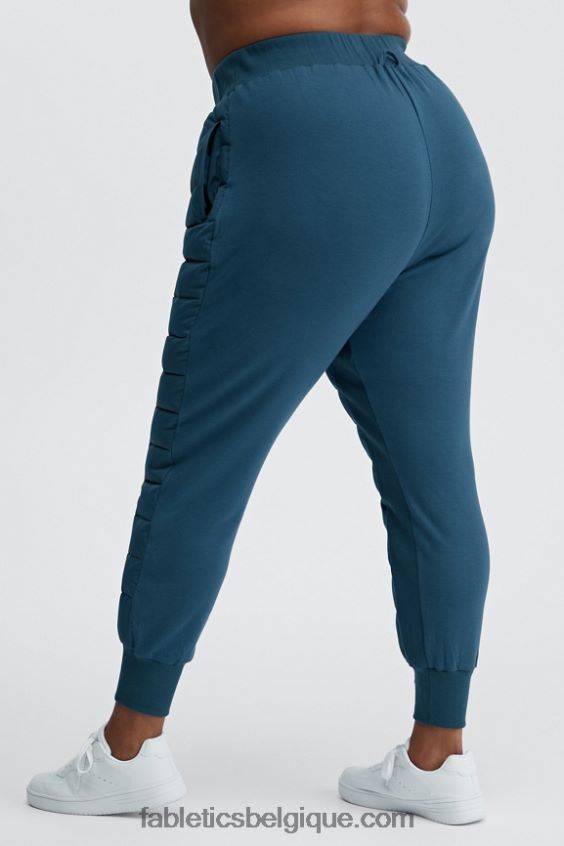 jogger bouffant en tremble femmes Fabletics 404P0T162 cerise classique/blanc classique