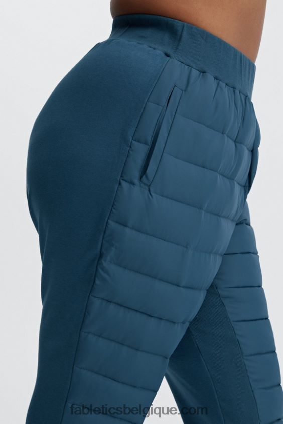 jogger bouffant en tremble femmes Fabletics 404P0T162 cerise classique/blanc classique