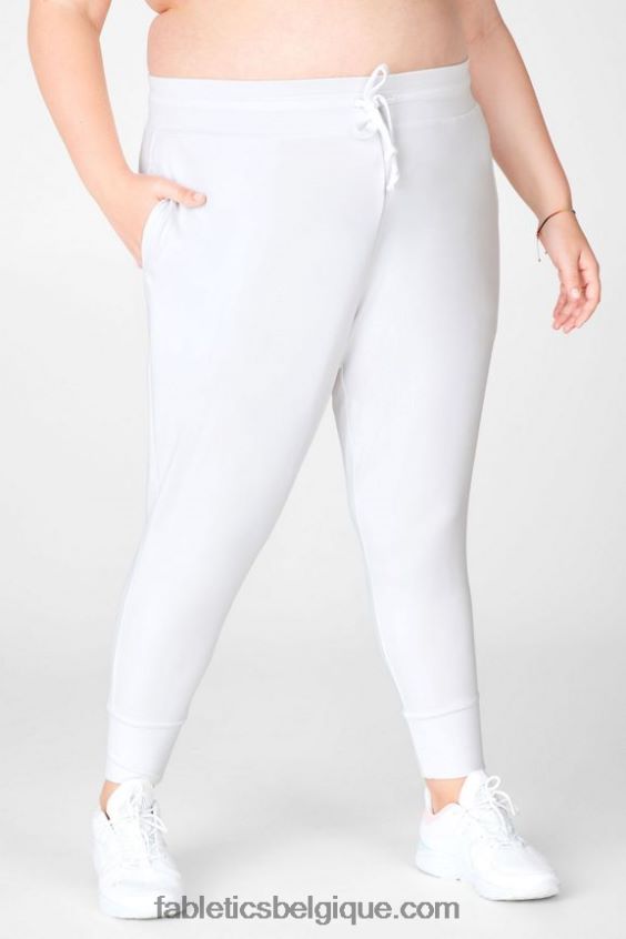 jogger éco-responsable en éponge femmes Fabletics 404P0T226 bleu marine foncé/multicolore