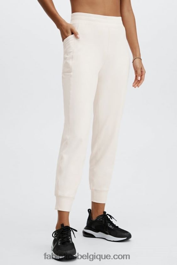 jogger de poche taille haute thermaflex femmes Fabletics 404P0T63 cerise douce/rose peluche