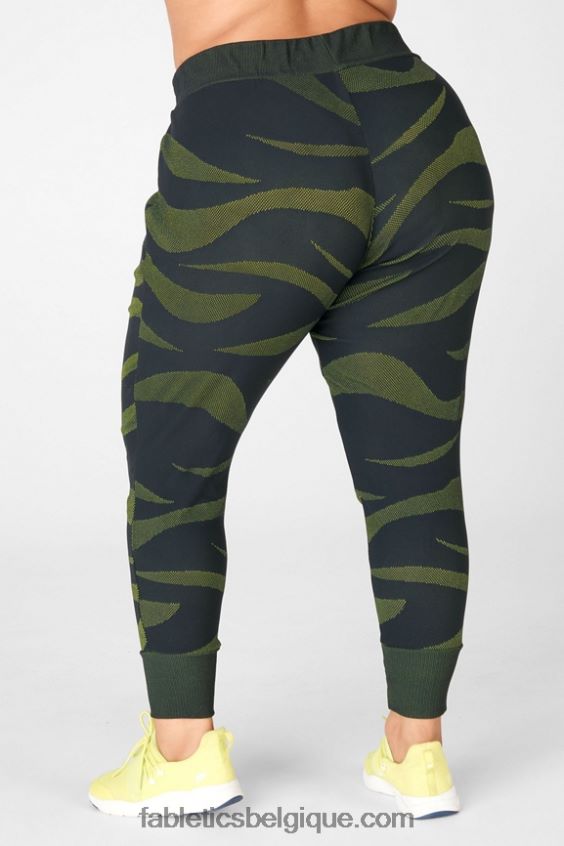 jogger jacquard joelle femmes Fabletics 404P0T216 cerise douce/rose peluche