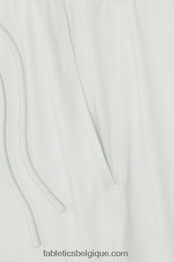 jogger performant à taille haute femmes Fabletics 404P0T37 gris clair chiné/latte