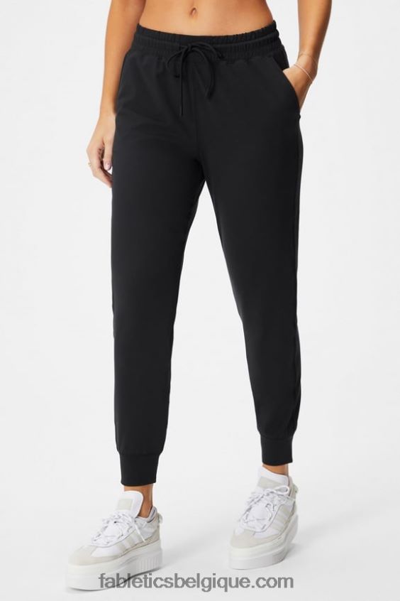 jogger performant à taille haute femmes Fabletics 404P0T39 châtaigne/gaïa/zeste