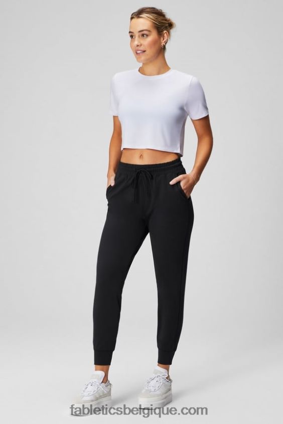 jogger performant à taille haute femmes Fabletics 404P0T39 châtaigne/gaïa/zeste