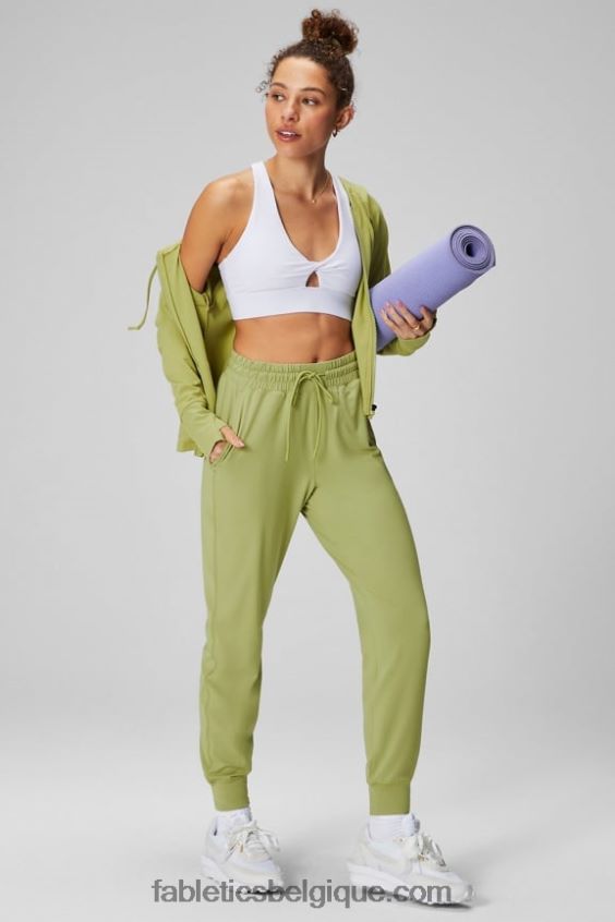 jogger performant à taille haute femmes Fabletics 404P0T40 effet tie-dye/graphique