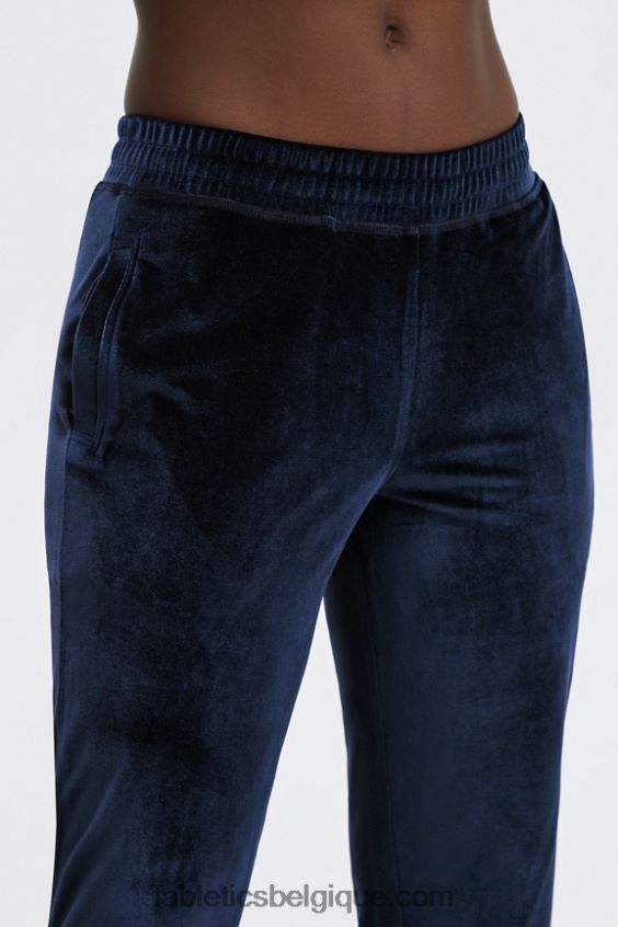 jogging en velours de luxe femmes Fabletics 404P0T147 punch pervenche/vert gazon