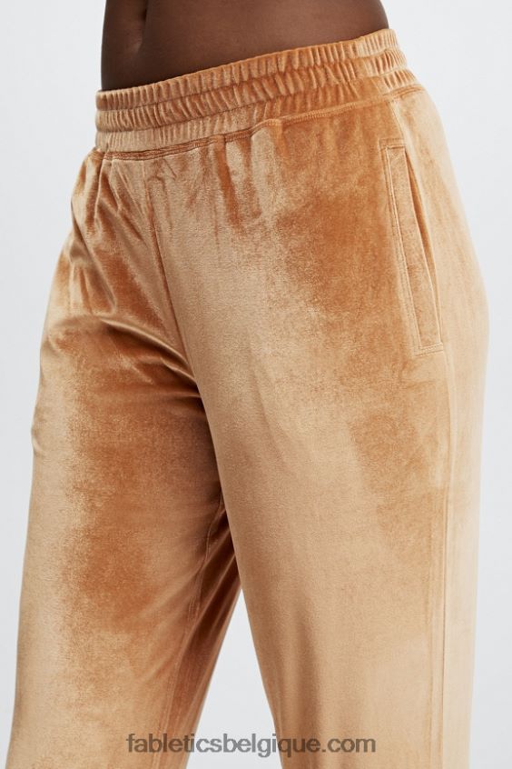 jogging en velours de luxe femmes Fabletics 404P0T148 punch pervenche/vert gazon