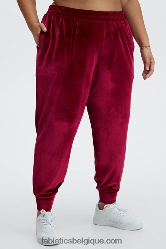 jogging en velours de luxe femmes Fabletics 404P0T152 punch royal extrême/pervenche/soleil de l'après-midi