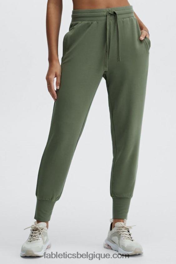 jogging fuselé incontournable femmes Fabletics 404P0T143 cerise classique/argent réfléchissant