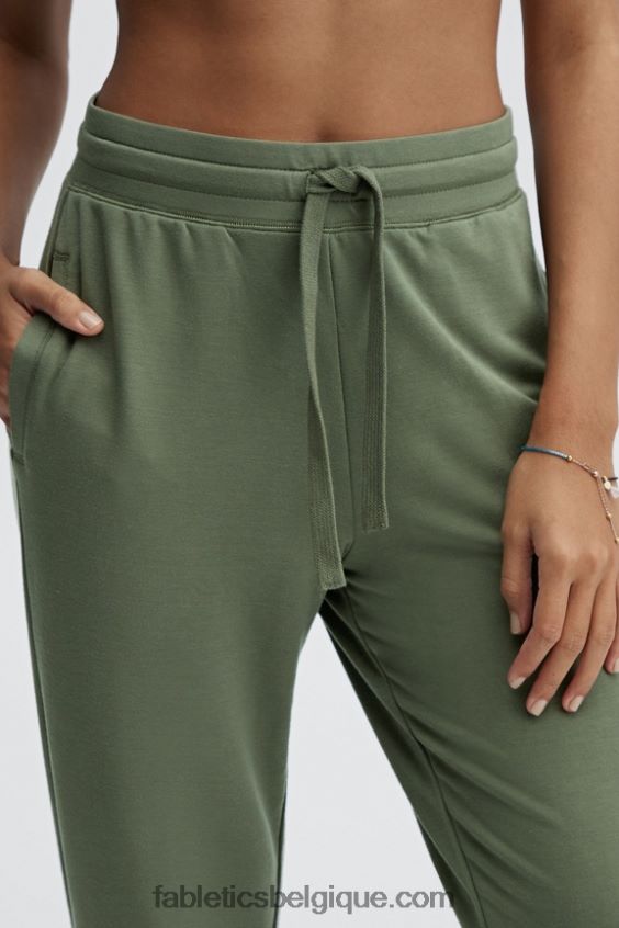 jogging fuselé incontournable femmes Fabletics 404P0T143 cerise classique/argent réfléchissant