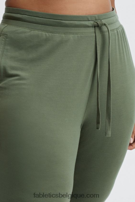 jogging fuselé incontournable femmes Fabletics 404P0T144 orange passion/blanc classique