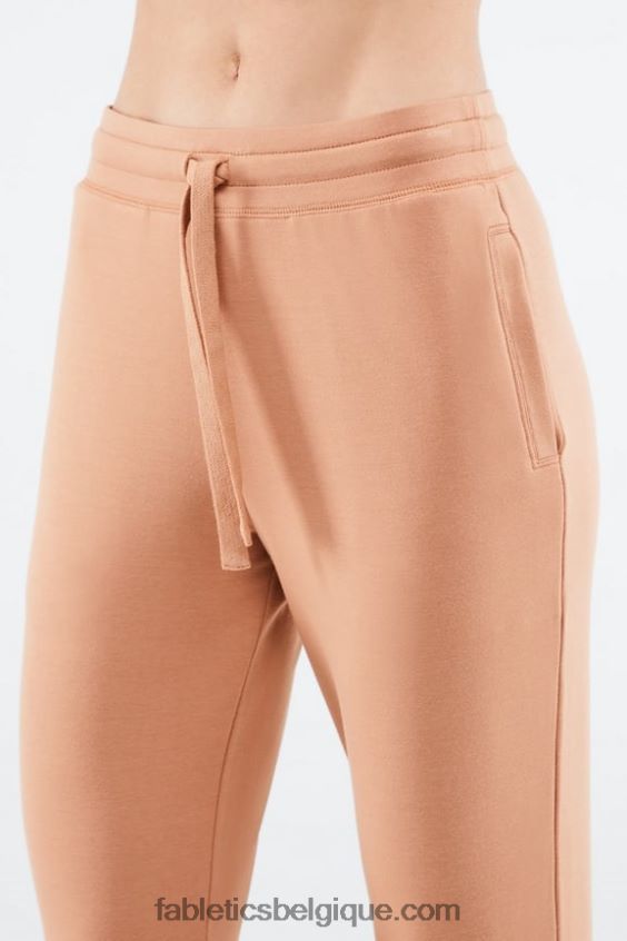 jogging éponge de luxe 1 femmes Fabletics 404P0T14 noir/nuage de pluie
