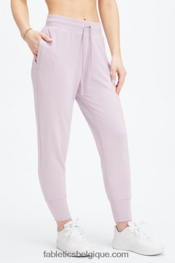jogging éponge de luxe 1 femmes Fabletics 404P0T15 rouge fraise/noir