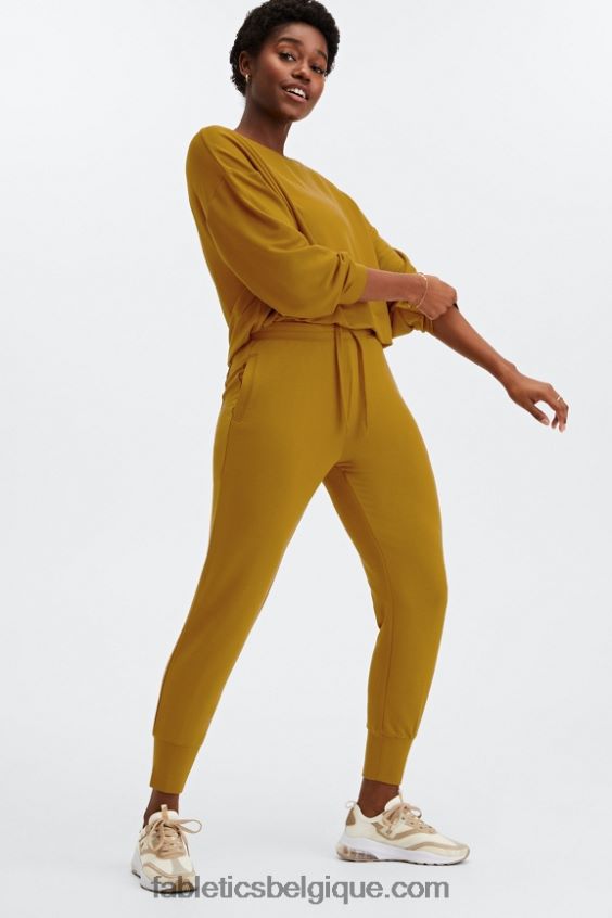 jogging éponge de luxe 2 femmes Fabletics 404P0T18 wasabi/aigrette