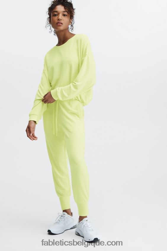 jogging éponge de luxe 2 femmes Fabletics 404P0T20 vague de minuit/bleu marine profond